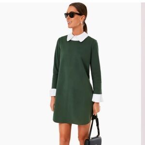 Tuckernuck Green Dress with White Collar